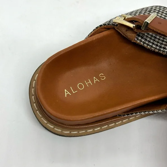 Alohas Marshmallow Sandals, tan, size 38 (7.5-8) - Picture 5 of 7
